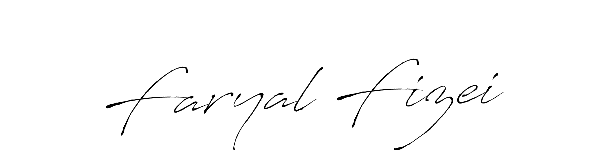 You should practise on your own different ways (Antro_Vectra) to write your name (Faryal Fizei) in signature. don't let someone else do it for you. Faryal Fizei signature style 6 images and pictures png