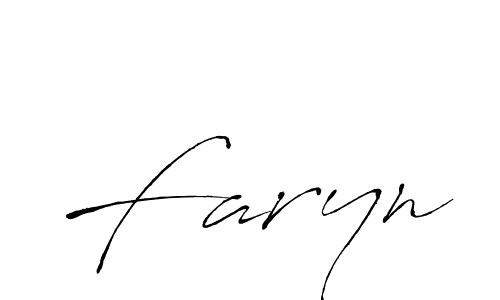 Make a beautiful signature design for name Faryn. Use this online signature maker to create a handwritten signature for free. Faryn signature style 6 images and pictures png