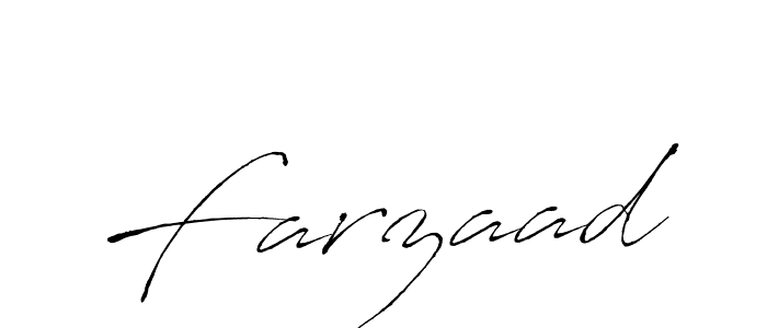 Make a beautiful signature design for name Farzaad. With this signature (Antro_Vectra) style, you can create a handwritten signature for free. Farzaad signature style 6 images and pictures png