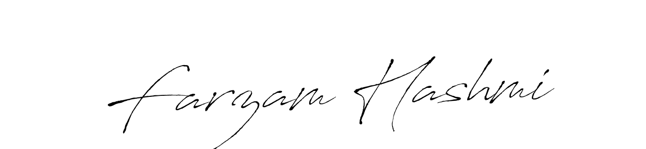 Make a beautiful signature design for name Farzam Hashmi. With this signature (Antro_Vectra) style, you can create a handwritten signature for free. Farzam Hashmi signature style 6 images and pictures png