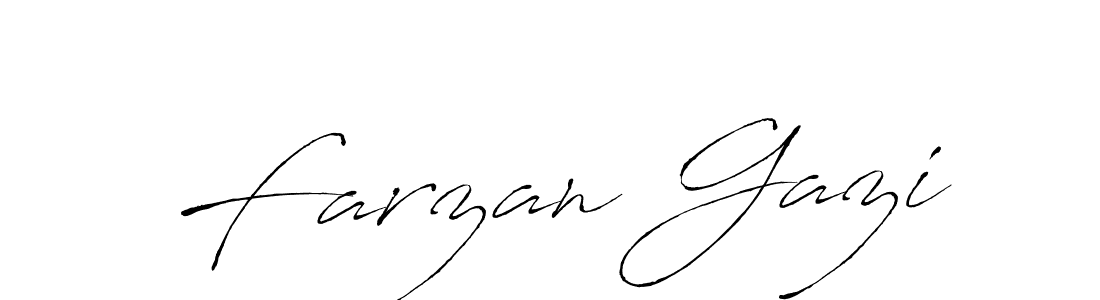 Antro_Vectra is a professional signature style that is perfect for those who want to add a touch of class to their signature. It is also a great choice for those who want to make their signature more unique. Get Farzan Gazi name to fancy signature for free. Farzan Gazi signature style 6 images and pictures png