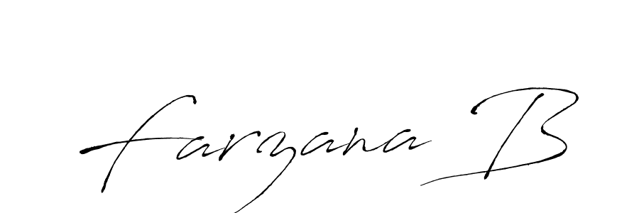 if you are searching for the best signature style for your name Farzana B. so please give up your signature search. here we have designed multiple signature styles  using Antro_Vectra. Farzana B signature style 6 images and pictures png