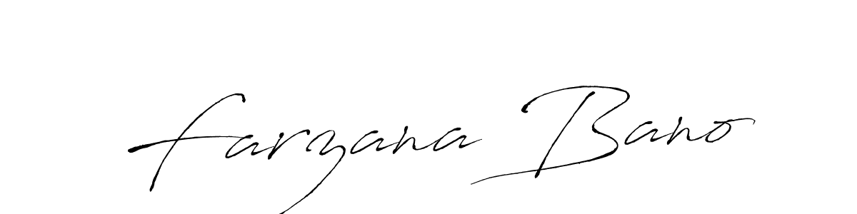 How to make Farzana Bano name signature. Use Antro_Vectra style for creating short signs online. This is the latest handwritten sign. Farzana Bano signature style 6 images and pictures png