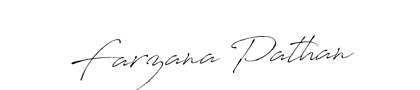 Also we have Farzana Pathan name is the best signature style. Create professional handwritten signature collection using Antro_Vectra autograph style. Farzana Pathan signature style 6 images and pictures png