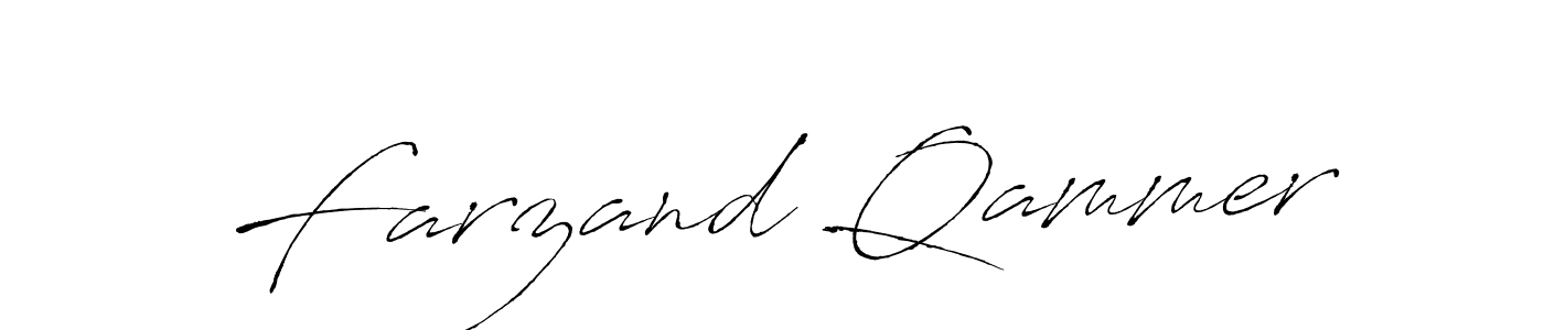 Also we have Farzand Qammer name is the best signature style. Create professional handwritten signature collection using Antro_Vectra autograph style. Farzand Qammer signature style 6 images and pictures png