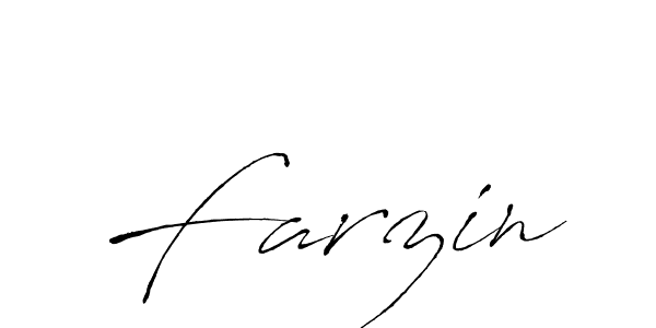 Use a signature maker to create a handwritten signature online. With this signature software, you can design (Antro_Vectra) your own signature for name Farzin. Farzin signature style 6 images and pictures png