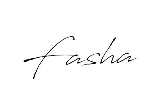Make a beautiful signature design for name Fasha. With this signature (Antro_Vectra) style, you can create a handwritten signature for free. Fasha signature style 6 images and pictures png