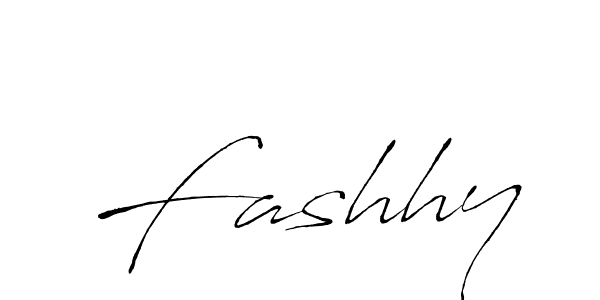 How to make Fashhy signature? Antro_Vectra is a professional autograph style. Create handwritten signature for Fashhy name. Fashhy signature style 6 images and pictures png