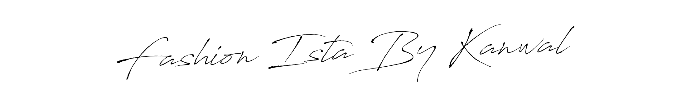 You can use this online signature creator to create a handwritten signature for the name Fashion Ista By Kanwal. This is the best online autograph maker. Fashion Ista By Kanwal signature style 6 images and pictures png