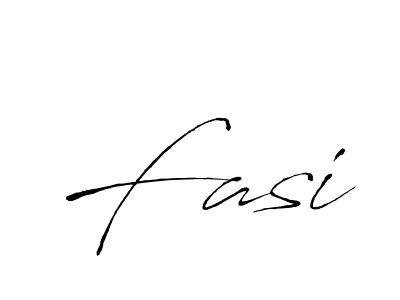 Make a beautiful signature design for name Fasi. Use this online signature maker to create a handwritten signature for free. Fasi signature style 6 images and pictures png