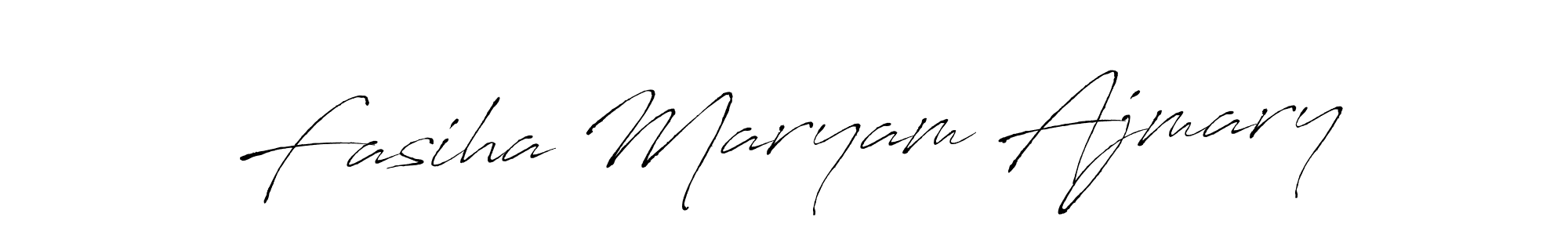 Make a short Fasiha Maryam Ajmary signature style. Manage your documents anywhere anytime using Antro_Vectra. Create and add eSignatures, submit forms, share and send files easily. Fasiha Maryam Ajmary signature style 6 images and pictures png