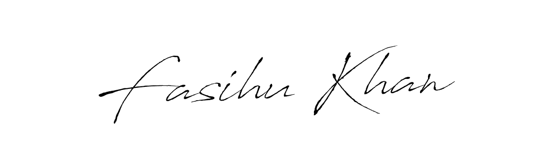 How to make Fasihu Khan signature? Antro_Vectra is a professional autograph style. Create handwritten signature for Fasihu Khan name. Fasihu Khan signature style 6 images and pictures png