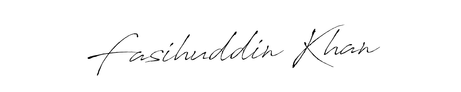 You should practise on your own different ways (Antro_Vectra) to write your name (Fasihuddin Khan) in signature. don't let someone else do it for you. Fasihuddin Khan signature style 6 images and pictures png
