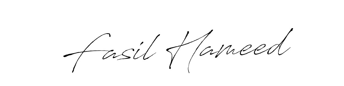 Use a signature maker to create a handwritten signature online. With this signature software, you can design (Antro_Vectra) your own signature for name Fasil Hameed. Fasil Hameed signature style 6 images and pictures png