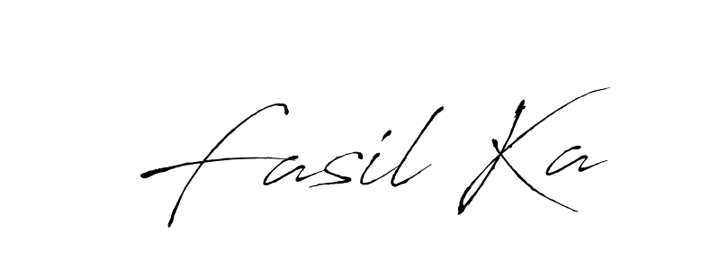 Fasil Ka stylish signature style. Best Handwritten Sign (Antro_Vectra) for my name. Handwritten Signature Collection Ideas for my name Fasil Ka. Fasil Ka signature style 6 images and pictures png