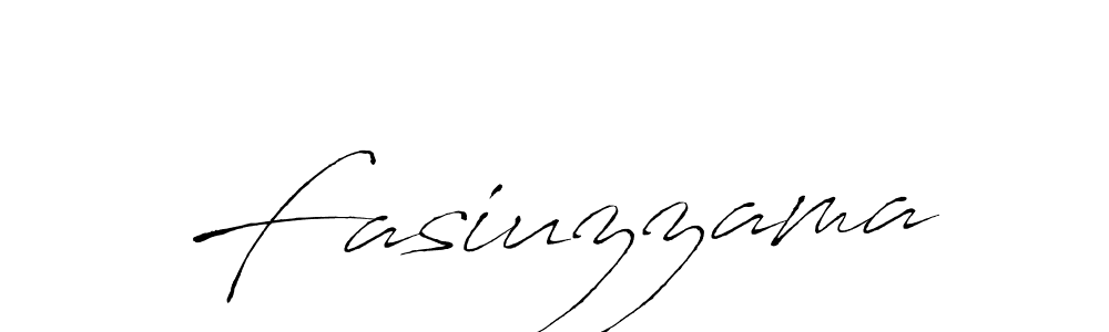 Make a beautiful signature design for name Fasiuzzama. With this signature (Antro_Vectra) style, you can create a handwritten signature for free. Fasiuzzama signature style 6 images and pictures png