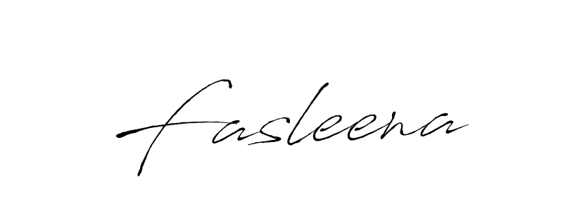 Create a beautiful signature design for name Fasleena. With this signature (Antro_Vectra) fonts, you can make a handwritten signature for free. Fasleena signature style 6 images and pictures png