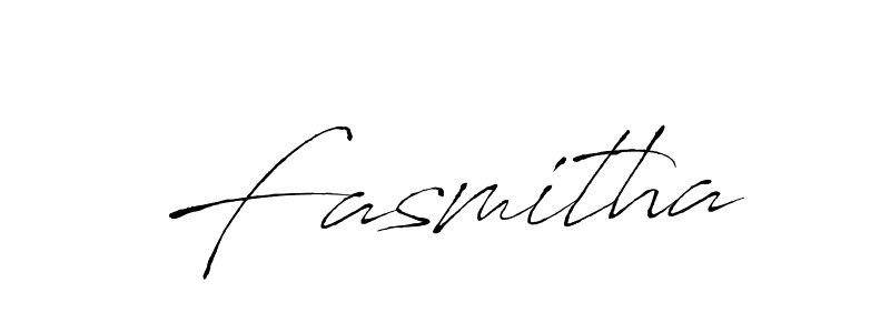 Make a beautiful signature design for name Fasmitha. With this signature (Antro_Vectra) style, you can create a handwritten signature for free. Fasmitha signature style 6 images and pictures png