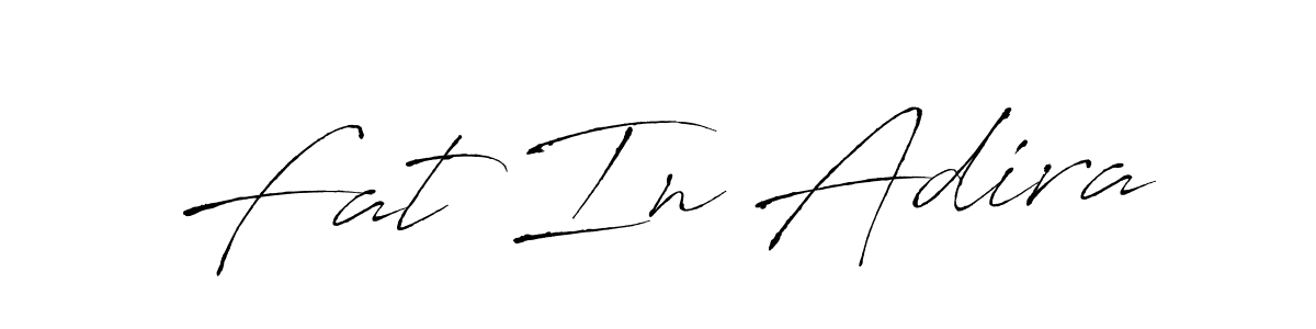 Similarly Antro_Vectra is the best handwritten signature design. Signature creator online .You can use it as an online autograph creator for name Fat In Adira. Fat In Adira signature style 6 images and pictures png