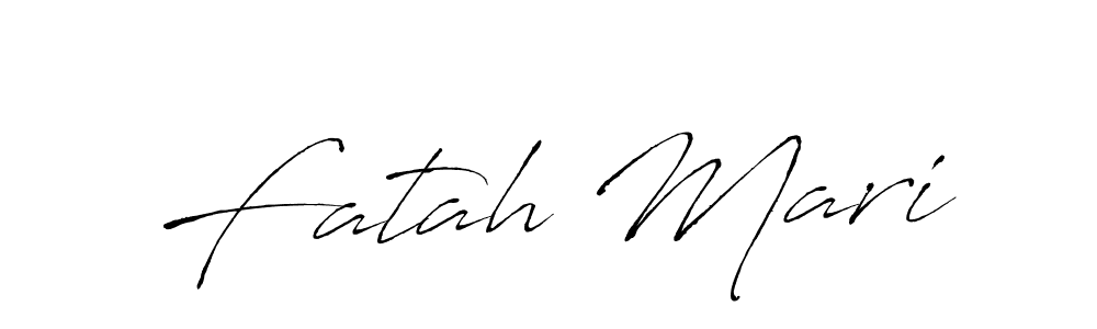 Also we have Fatah Mari name is the best signature style. Create professional handwritten signature collection using Antro_Vectra autograph style. Fatah Mari signature style 6 images and pictures png