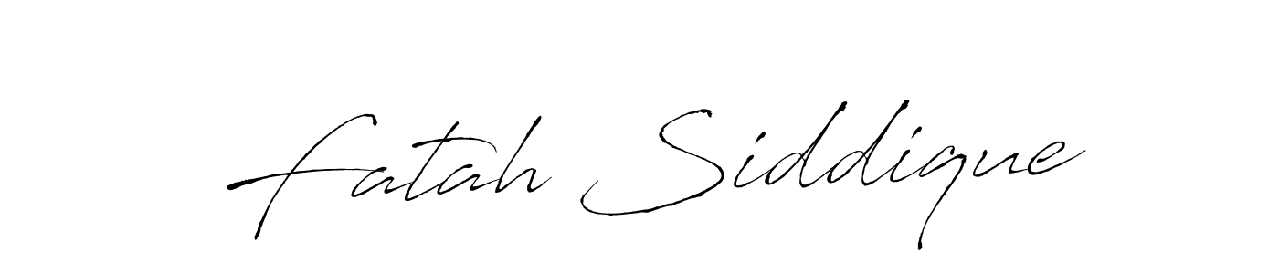 Also we have Fatah Siddique name is the best signature style. Create professional handwritten signature collection using Antro_Vectra autograph style. Fatah Siddique signature style 6 images and pictures png