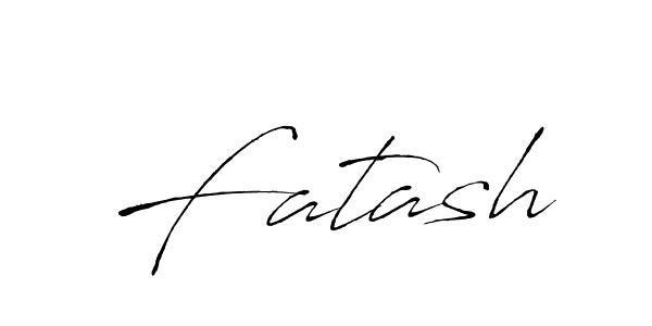Make a beautiful signature design for name Fatash. Use this online signature maker to create a handwritten signature for free. Fatash signature style 6 images and pictures png
