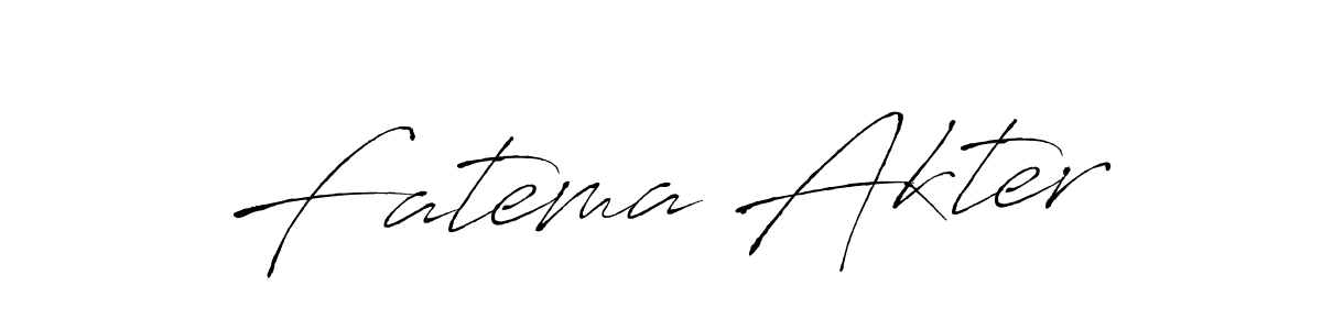Make a short Fatema Akter signature style. Manage your documents anywhere anytime using Antro_Vectra. Create and add eSignatures, submit forms, share and send files easily. Fatema Akter signature style 6 images and pictures png