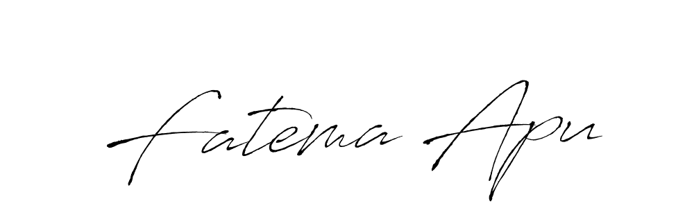 Also You can easily find your signature by using the search form. We will create Fatema Apu name handwritten signature images for you free of cost using Antro_Vectra sign style. Fatema Apu signature style 6 images and pictures png