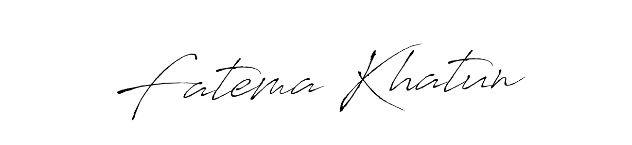 Fatema Khatun stylish signature style. Best Handwritten Sign (Antro_Vectra) for my name. Handwritten Signature Collection Ideas for my name Fatema Khatun. Fatema Khatun signature style 6 images and pictures png