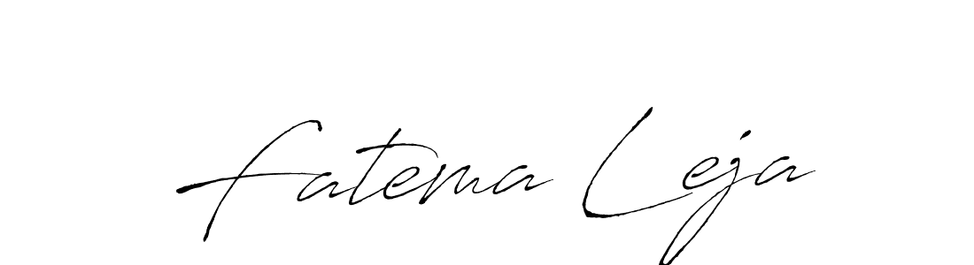 Fatema Leja stylish signature style. Best Handwritten Sign (Antro_Vectra) for my name. Handwritten Signature Collection Ideas for my name Fatema Leja. Fatema Leja signature style 6 images and pictures png