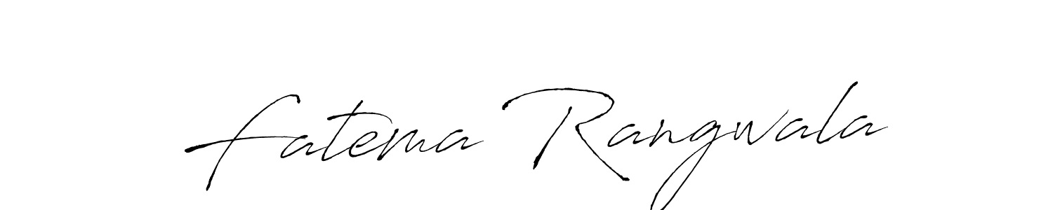 Design your own signature with our free online signature maker. With this signature software, you can create a handwritten (Antro_Vectra) signature for name Fatema Rangwala. Fatema Rangwala signature style 6 images and pictures png