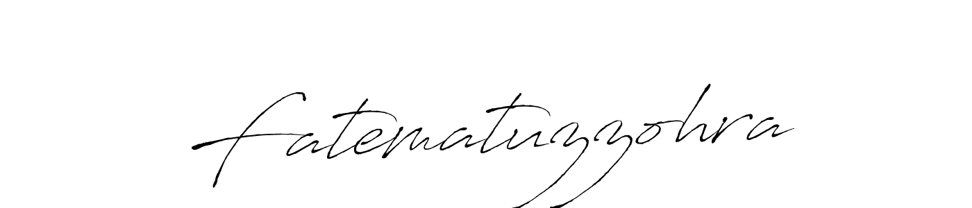 Fatematuzzohra stylish signature style. Best Handwritten Sign (Antro_Vectra) for my name. Handwritten Signature Collection Ideas for my name Fatematuzzohra. Fatematuzzohra signature style 6 images and pictures png