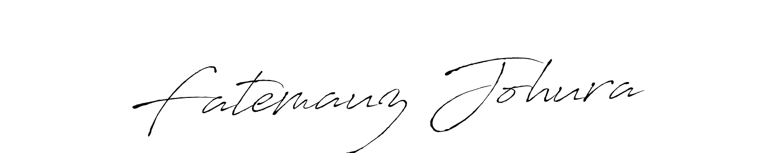 Make a beautiful signature design for name Fatemauz Johura. Use this online signature maker to create a handwritten signature for free. Fatemauz Johura signature style 6 images and pictures png