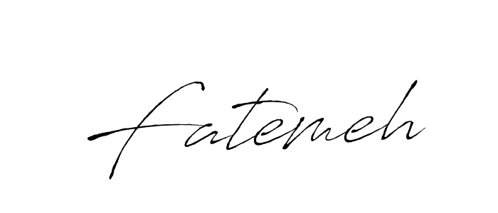 Design your own signature with our free online signature maker. With this signature software, you can create a handwritten (Antro_Vectra) signature for name Fatemeh. Fatemeh signature style 6 images and pictures png