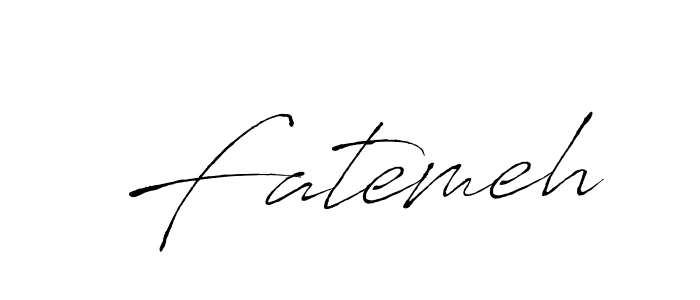 Design your own signature with our free online signature maker. With this signature software, you can create a handwritten (Antro_Vectra) signature for name Fatemeh. Fatemeh signature style 6 images and pictures png