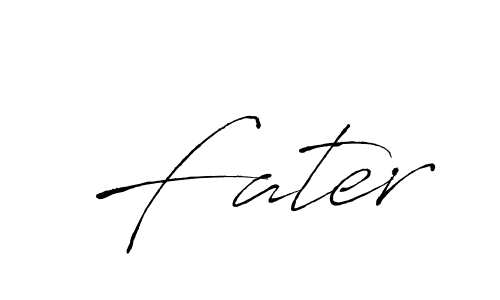 Antro_Vectra is a professional signature style that is perfect for those who want to add a touch of class to their signature. It is also a great choice for those who want to make their signature more unique. Get Fater name to fancy signature for free. Fater signature style 6 images and pictures png