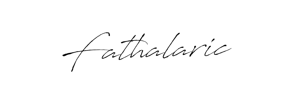 The best way (Antro_Vectra) to make a short signature is to pick only two or three words in your name. The name Fathalaric include a total of six letters. For converting this name. Fathalaric signature style 6 images and pictures png