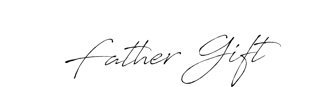 Design your own signature with our free online signature maker. With this signature software, you can create a handwritten (Antro_Vectra) signature for name Father Gift. Father Gift signature style 6 images and pictures png