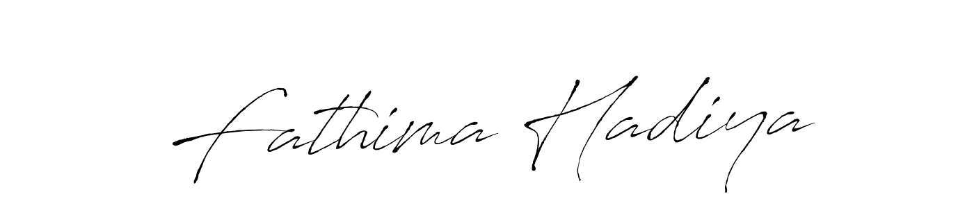 The best way (Antro_Vectra) to make a short signature is to pick only two or three words in your name. The name Fathima Hadiya include a total of six letters. For converting this name. Fathima Hadiya signature style 6 images and pictures png