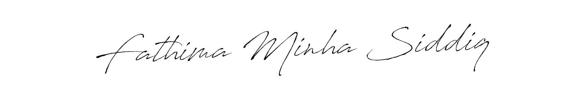 Also we have Fathima Minha Siddiq name is the best signature style. Create professional handwritten signature collection using Antro_Vectra autograph style. Fathima Minha Siddiq signature style 6 images and pictures png