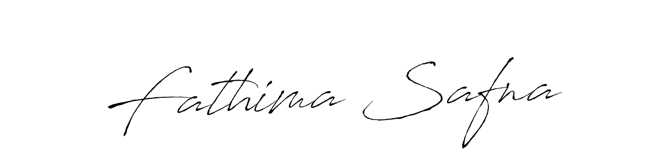 Make a beautiful signature design for name Fathima Safna. With this signature (Antro_Vectra) style, you can create a handwritten signature for free. Fathima Safna signature style 6 images and pictures png