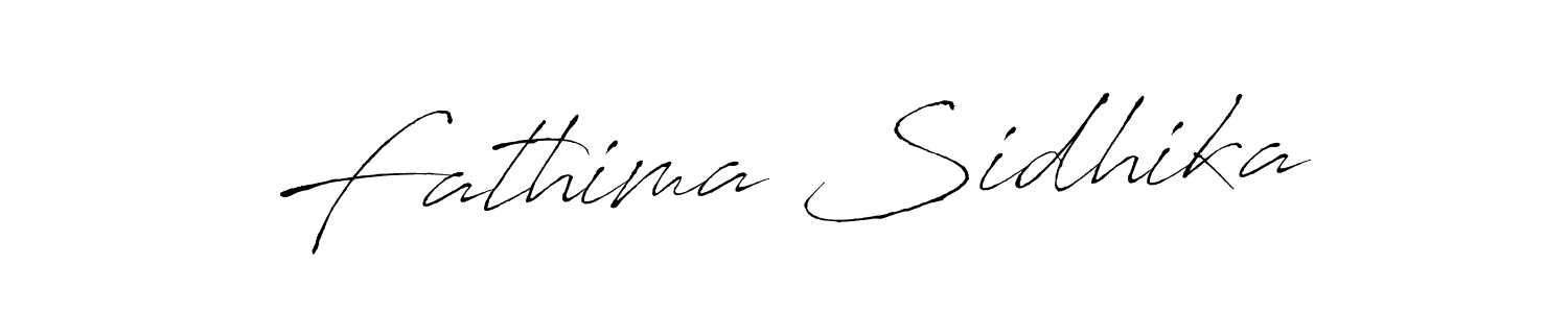 Use a signature maker to create a handwritten signature online. With this signature software, you can design (Antro_Vectra) your own signature for name Fathima Sidhika. Fathima Sidhika signature style 6 images and pictures png