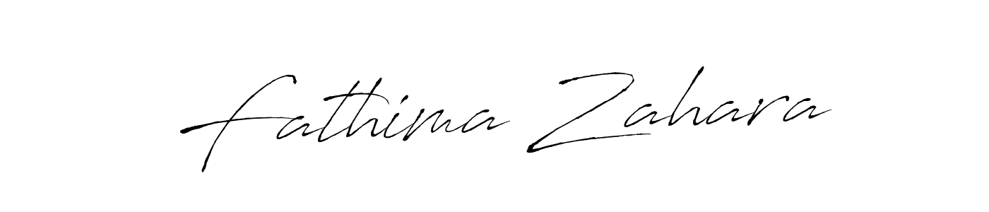 Use a signature maker to create a handwritten signature online. With this signature software, you can design (Antro_Vectra) your own signature for name Fathima Zahara. Fathima Zahara signature style 6 images and pictures png
