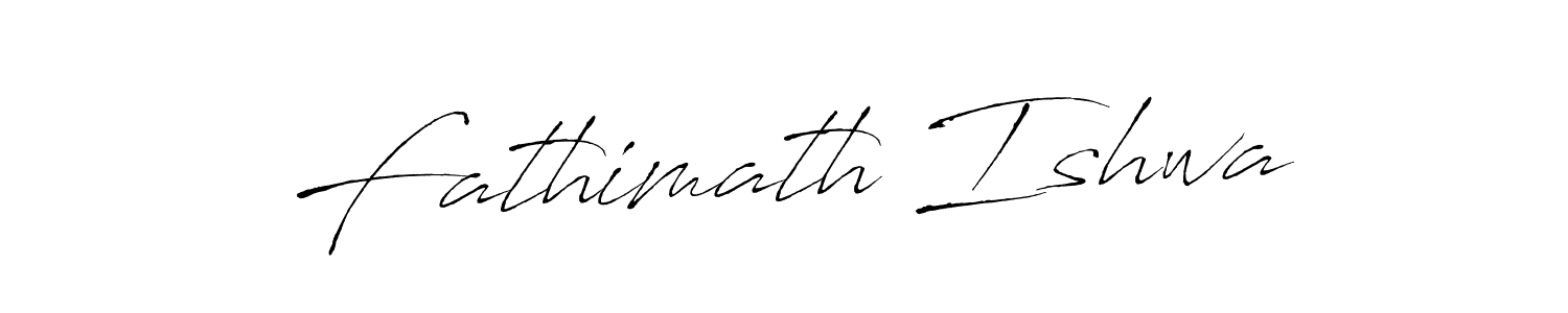 Antro_Vectra is a professional signature style that is perfect for those who want to add a touch of class to their signature. It is also a great choice for those who want to make their signature more unique. Get Fathimath Ishwa name to fancy signature for free. Fathimath Ishwa signature style 6 images and pictures png