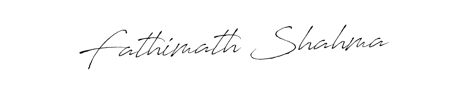 This is the best signature style for the Fathimath Shahma name. Also you like these signature font (Antro_Vectra). Mix name signature. Fathimath Shahma signature style 6 images and pictures png