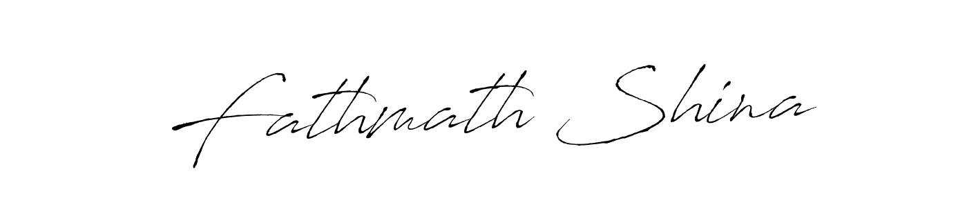 Create a beautiful signature design for name Fathmath Shina. With this signature (Antro_Vectra) fonts, you can make a handwritten signature for free. Fathmath Shina signature style 6 images and pictures png