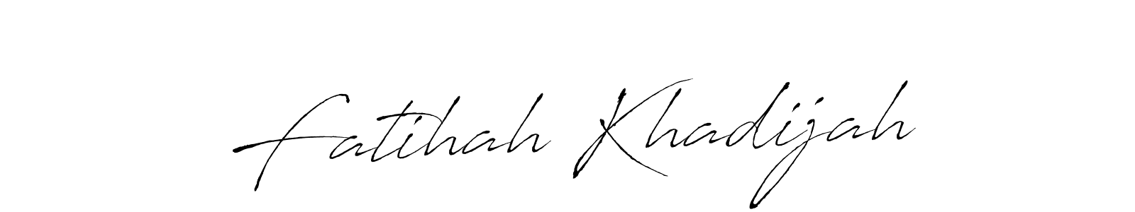Once you've used our free online signature maker to create your best signature Antro_Vectra style, it's time to enjoy all of the benefits that Fatihah Khadijah name signing documents. Fatihah Khadijah signature style 6 images and pictures png