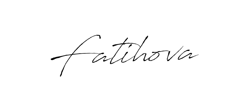 Design your own signature with our free online signature maker. With this signature software, you can create a handwritten (Antro_Vectra) signature for name Fatihova. Fatihova signature style 6 images and pictures png