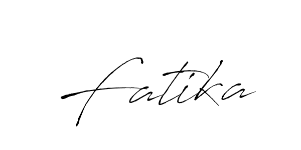 How to make Fatika signature? Antro_Vectra is a professional autograph style. Create handwritten signature for Fatika name. Fatika signature style 6 images and pictures png