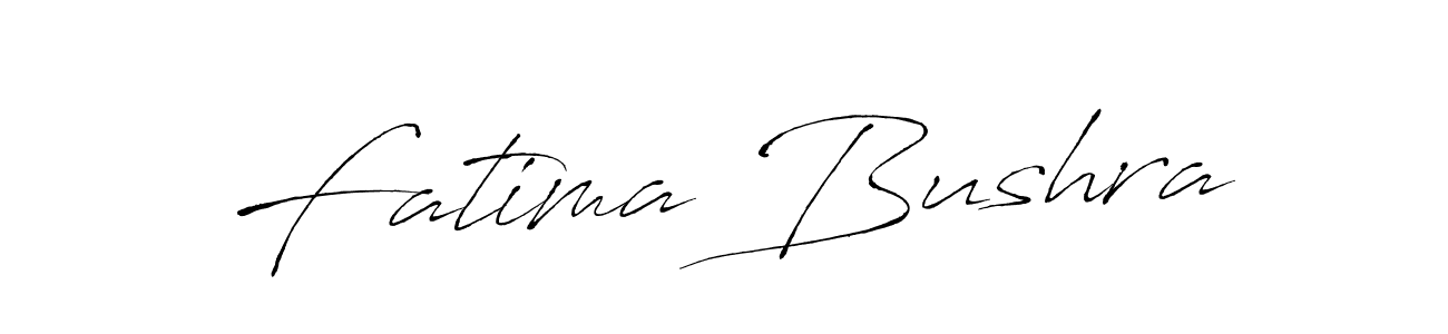 Create a beautiful signature design for name Fatima Bushra. With this signature (Antro_Vectra) fonts, you can make a handwritten signature for free. Fatima Bushra signature style 6 images and pictures png